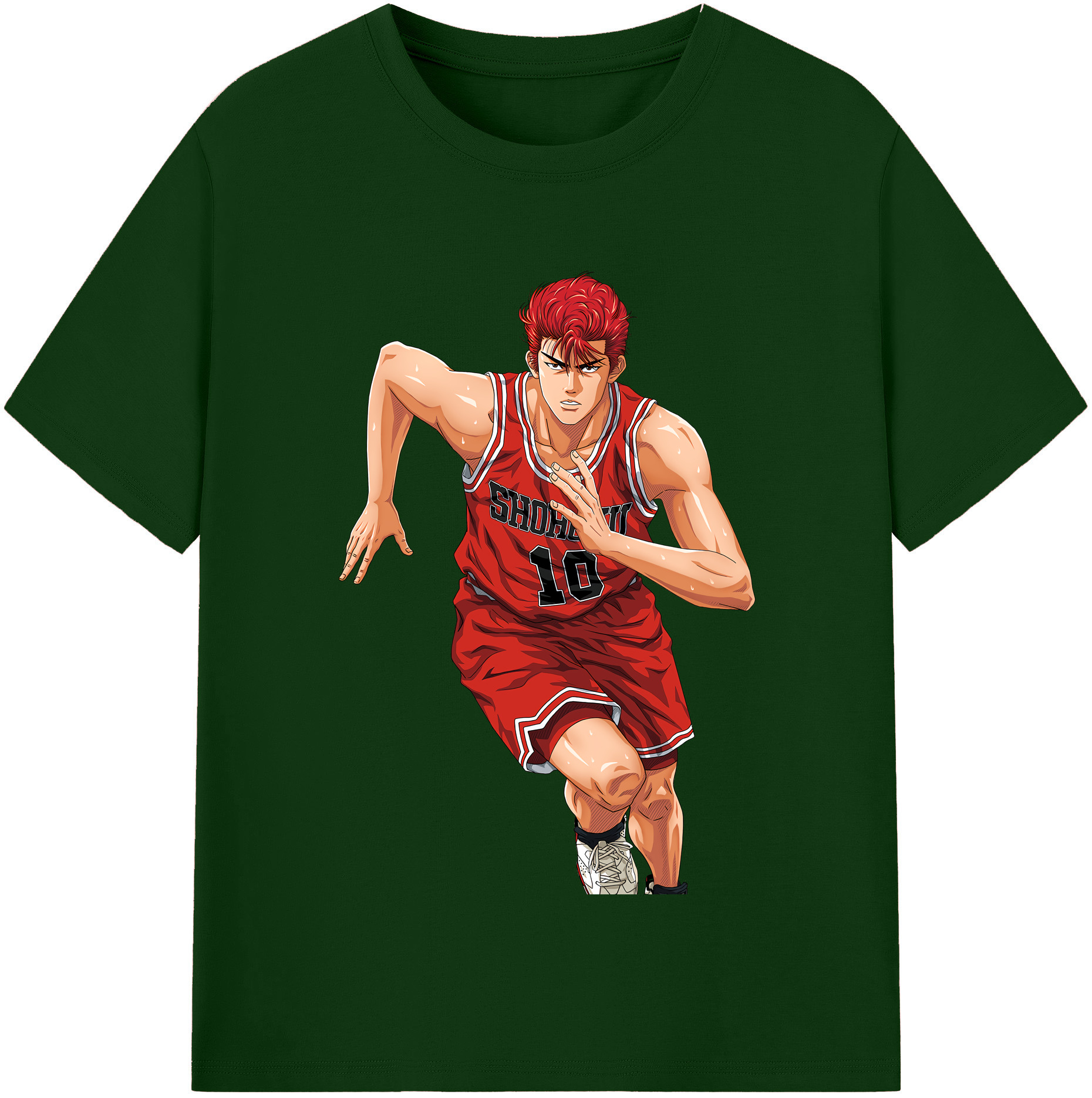 SLAM DUNK／スラムダンク 綿100％半袖Tシャツ（フロントプリント）